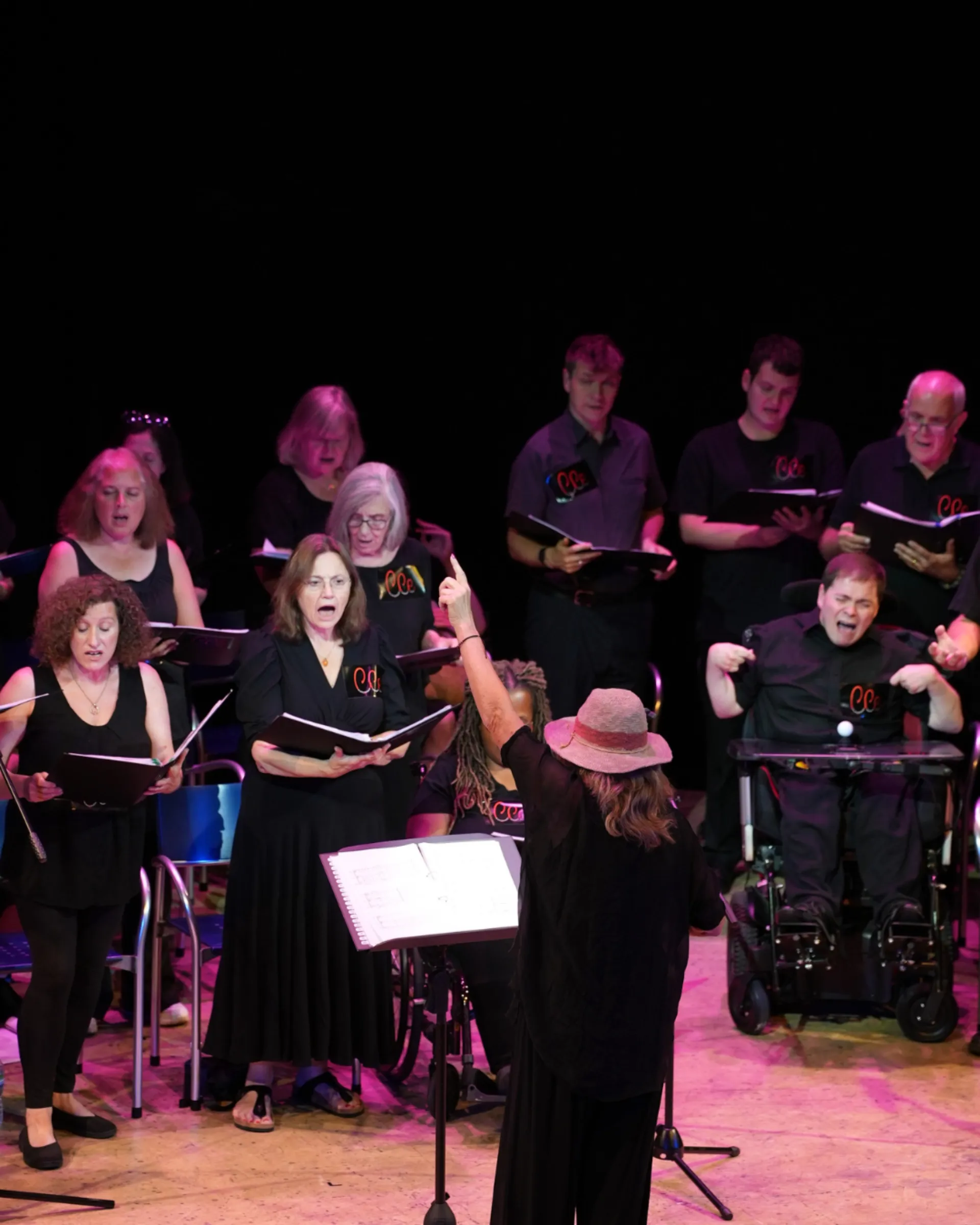 Chickenshed Choir perform on Rayne stage in Summer 2025