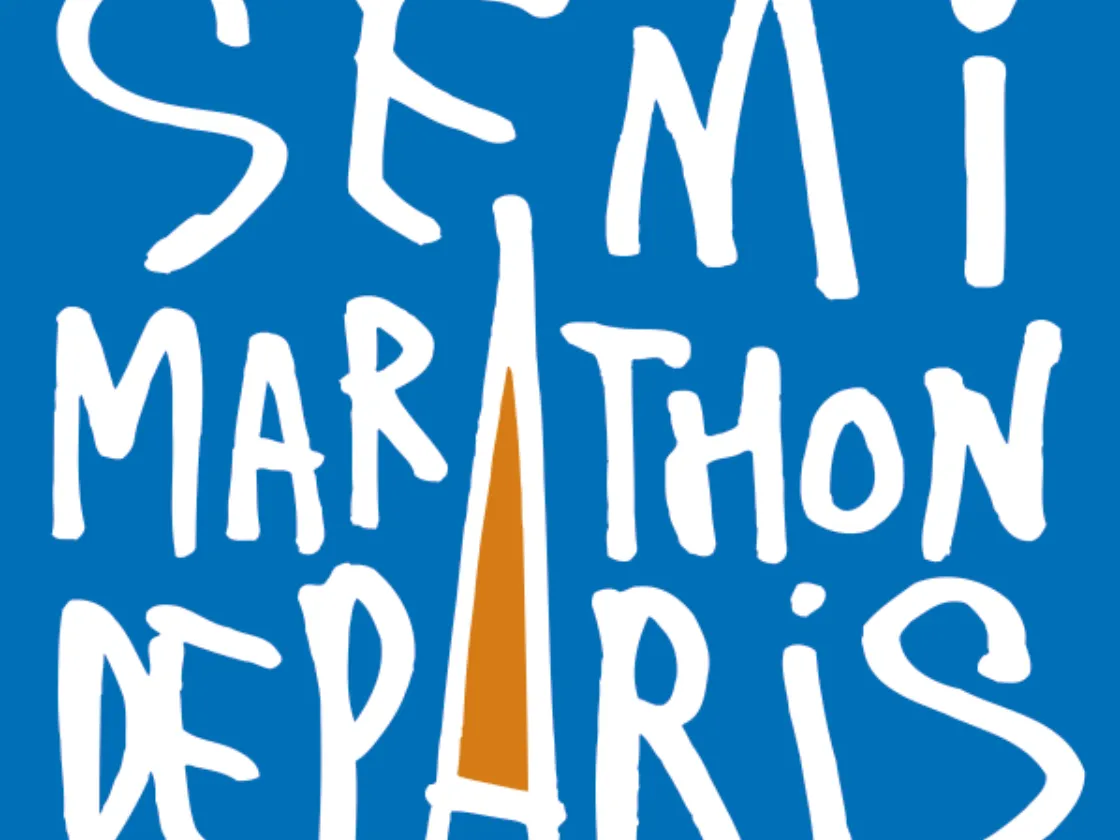 Semi Marathon de Paris logo in blue