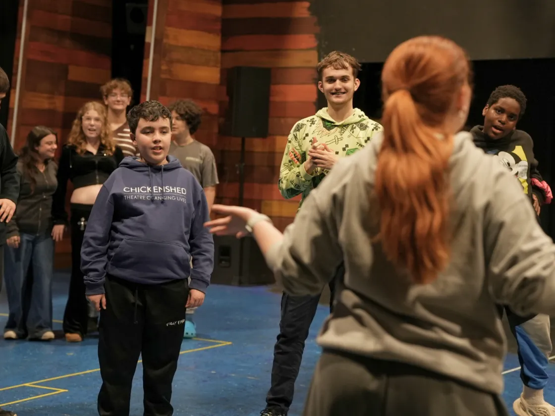 Young People in a performance workshop