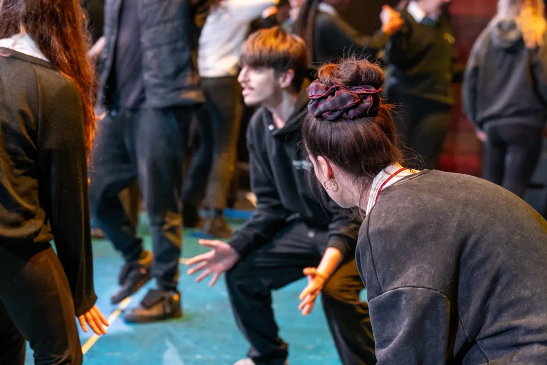 Chickenshed staff lead a creative workshop