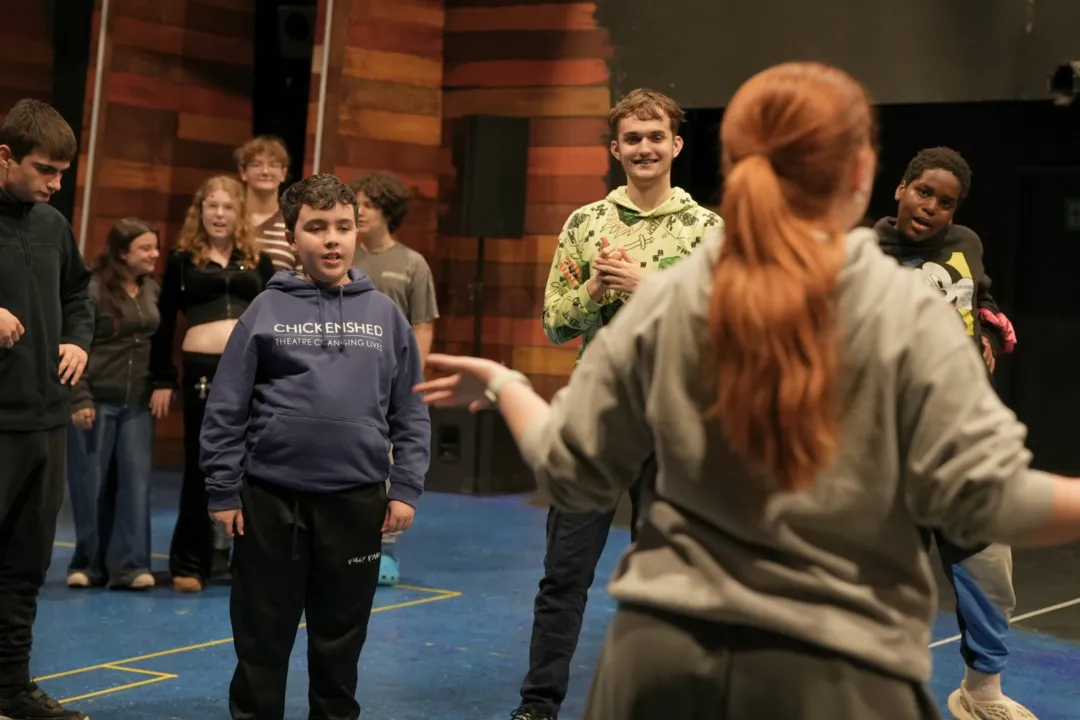 Young People in a performance workshop