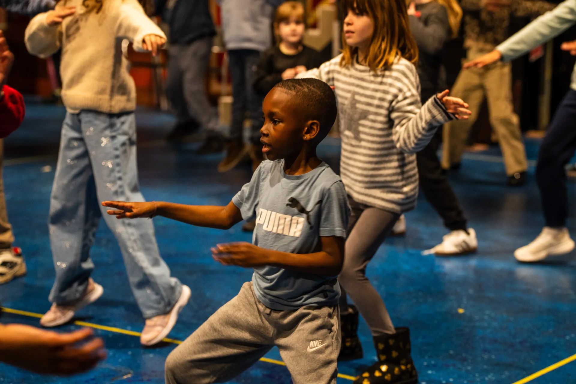 Workshop with young students