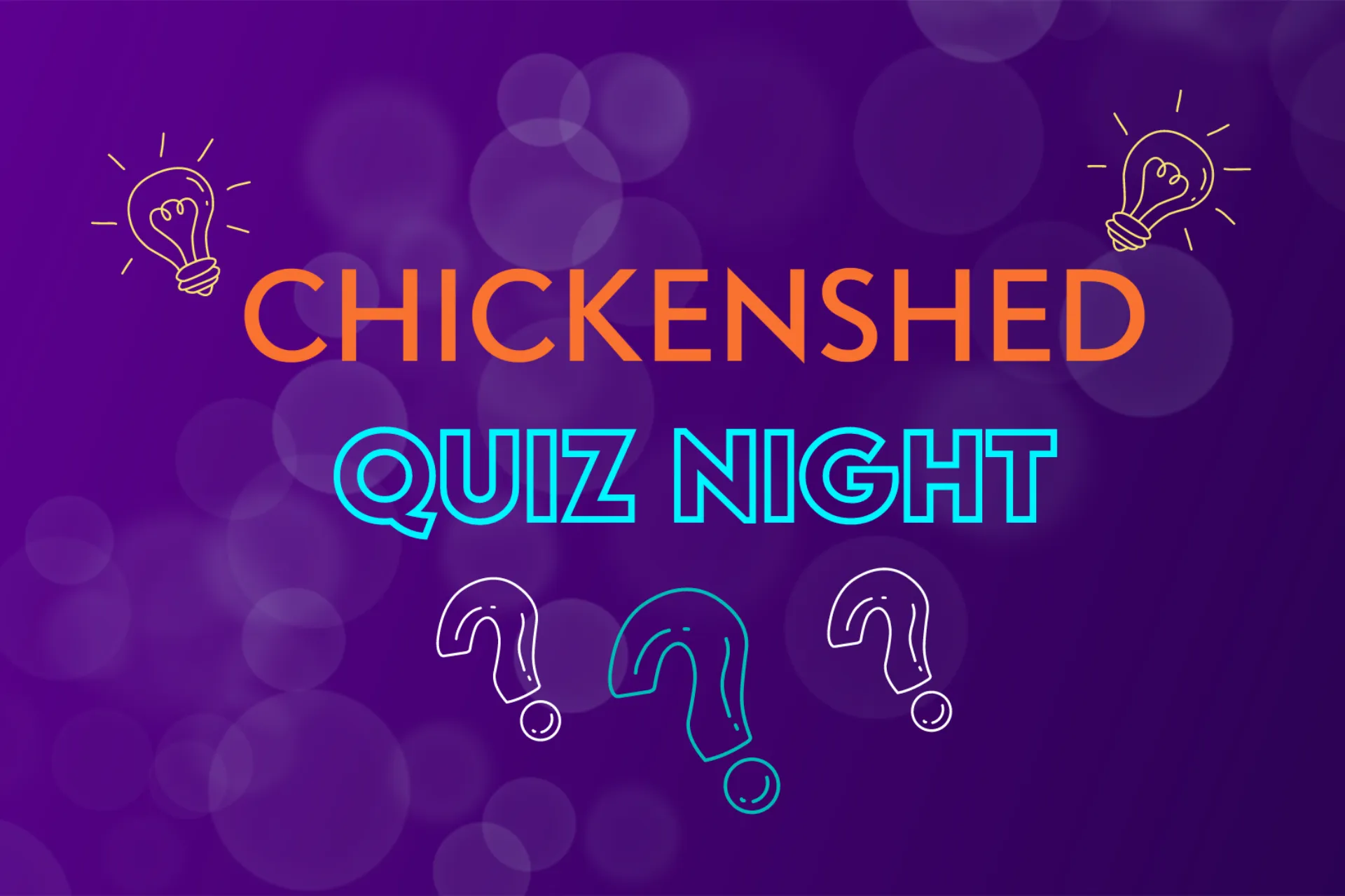 Chickenshed quiz night